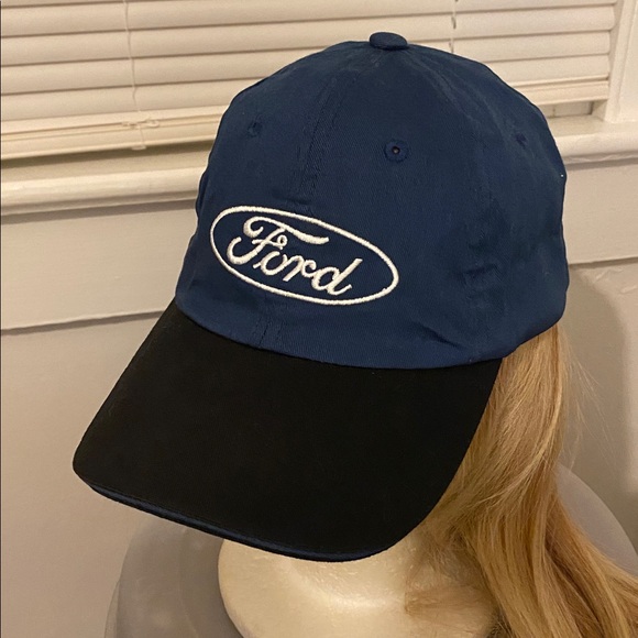 Blue Black Ford Adjustable Cap Hat never used - Picture 1 of 6
